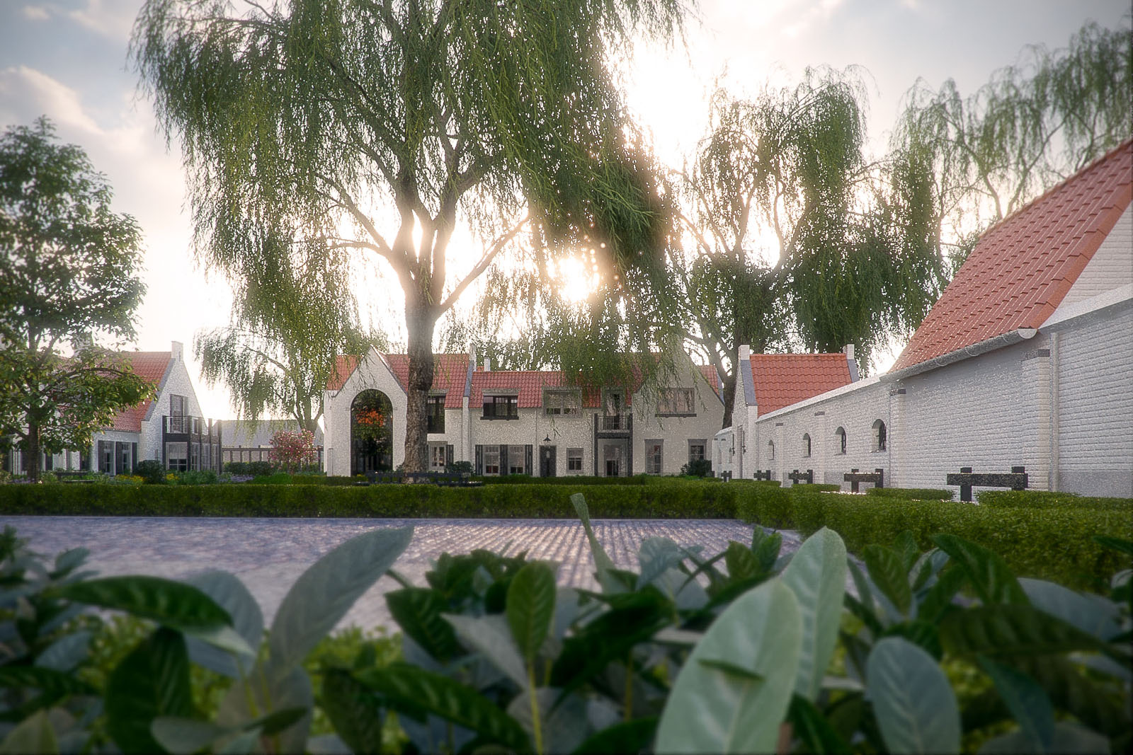 Claasenpark Exterieur Straatbeeld 02 Avond